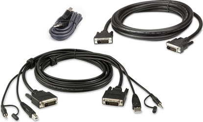 Attēls no Aten 2L-7D02UDX3 USB DVI-D Dual-Link Dual Display Secure KVM Kabel Set