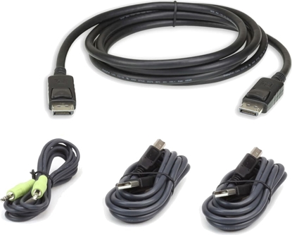 Attēls no Aten 2L-7D03UDPX4 USB DisplayPort Secure KVM Kabel Set 3M