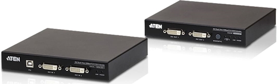 Picture of Aten CE624 USB 2.0 DVI Dual Anzeige KVM Extender HDBaseT