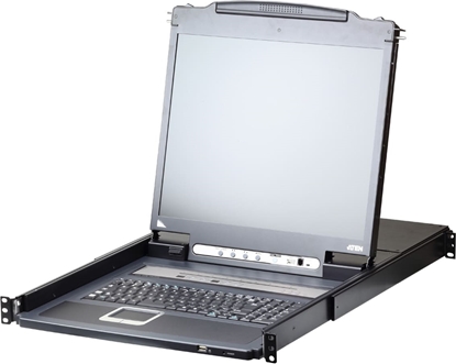 Attēls no Aten CL5708iM LCD KVM Switch Over IP, USB-PS/2,VGA , 8-Ports, FR-Layout