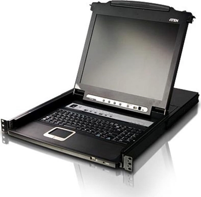 Attēls no Aten CL5716M 43cm-LCD KVM Switch, USB-PS/2, VGA , 16Ports, DE-Layout
