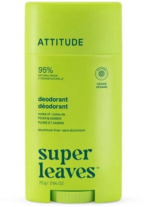Picture of Attitude Attitude Super Leaves, Dezodorant w sztyfcie, Gruszka i bursztyn, 75 g