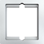 Attēls no Bachmann adapter frame for custom module 50x50mm, white