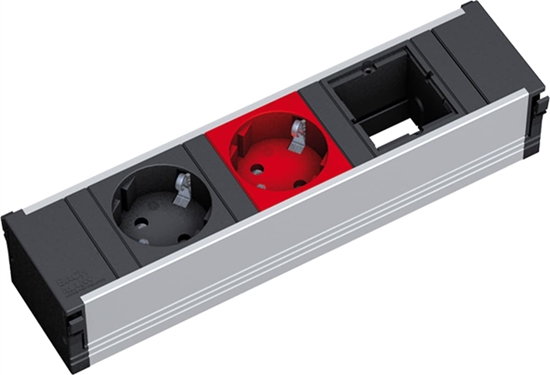 Изображение Bachmann CONI 1xCEE7/3 1xCEE7/3 red, earthing contact 1x black + 1x red