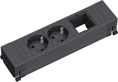 Picture of Bachmann POWER FRAME 2xCEE7/3 1xCM, Plastic profile 0.2m GST18
