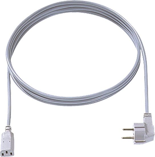 Picture of Bachmann Zuleitung H05VV-F 3G 1,5 mm², CEE7/7 / C13, grau, 1,5 m