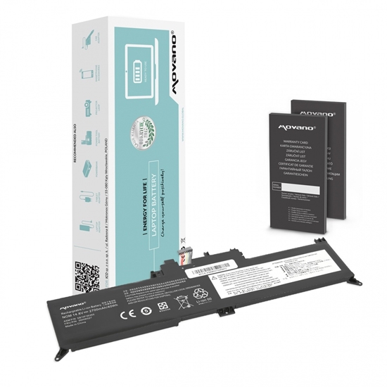 Picture of Bateria 00HW027 01AV434 do Lenovo ThinkPad Yoga 260 370 X380 - 2700 mAh (40 Wh)