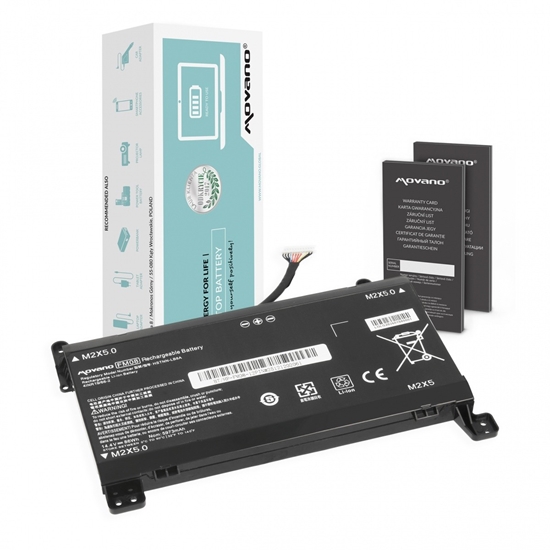 Picture of Bateria FM08 TPN-Q195 do HP Omen 17-AN 12 PIN - 5973 mAh (86 Wh)