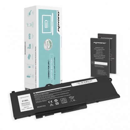 Attēls no Bateria GRT01 do Dell Latitude 5421 5521 5531 Precision 3470 3561 3571 3581 - 3950 mAh (61 Wh)