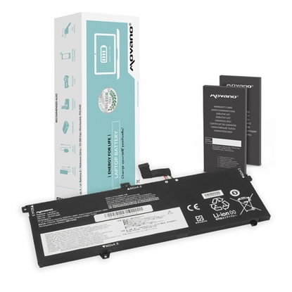 Изображение Bateria L18C6PD1 L18M6PD1 do Lenovo ThinkPad X13 X390 X395 - 4220 mAh (48 Wh)