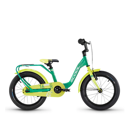 Attēls no Bērnu velosipēds S´COOL niXe, 16" zaļš