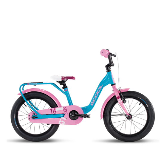 Picture of Bērnu velosipēds S´COOL niXe, 16" zils/rozā
