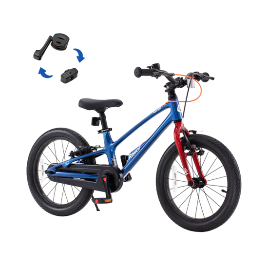 Изображение Bērnu velosipēds TABOU Royal Space Shark, 14" zili sarkans