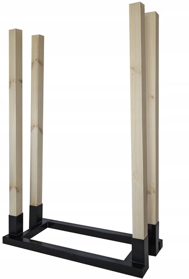 Picture of Big STOJAK NA DREWNO METALOWY 80CM. DREWNIANE SUPKI