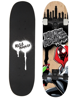 Изображение BIG WOODEN Skrituļdēlis SPIDERMAN MILES MORALES