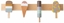 Picture of Bloomingville Zyon Wieszak Wielokolorowy FSC®100% Buk