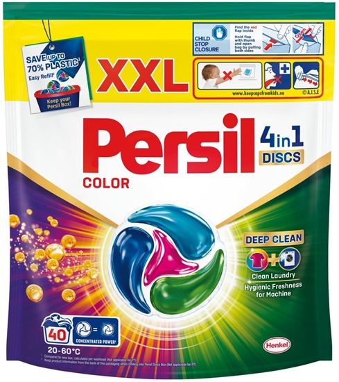 Picture of Chemia Kapsuki do prania PERSIL Deep Clean Discs Color 4w1, kolor, 40 szt.
