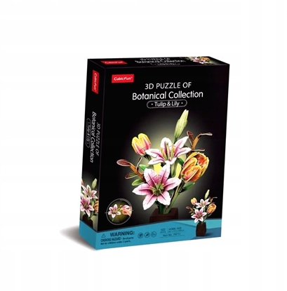 Attēls no Cubicfun CUBIC FUN KWIATY LILIA I TULIPAN