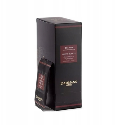 Изображение Dammann Herbata czarna 4 Owoce lene 24 saszetki