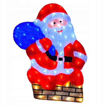 Изображение Dekoracja witeczna Ewax LD10 MIKOAJ SWICCY LED FIGURKA OZDOBA