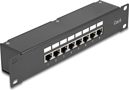 Attēls no Delock 10″ Coupler Patch Panel 8 Port Cat.6