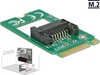 Изображение Delock Adapter M.2 Key B male > SATA 7 pin - Form Factor 2242