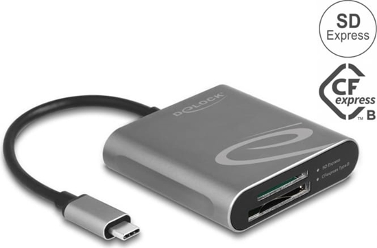 Изображение Delock USB Type-C™ Card Reader for SD Express and CFexpress memory cards