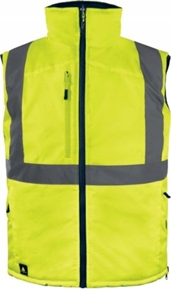 Picture of Delta Plus Kamizelka ocieplana, ostrzegawcza, dwustronna z poliestru Oxford, kl.2, kolor óty Fluo-Granatowy, rozmiar: XXL, FIDJ3HVJAXX