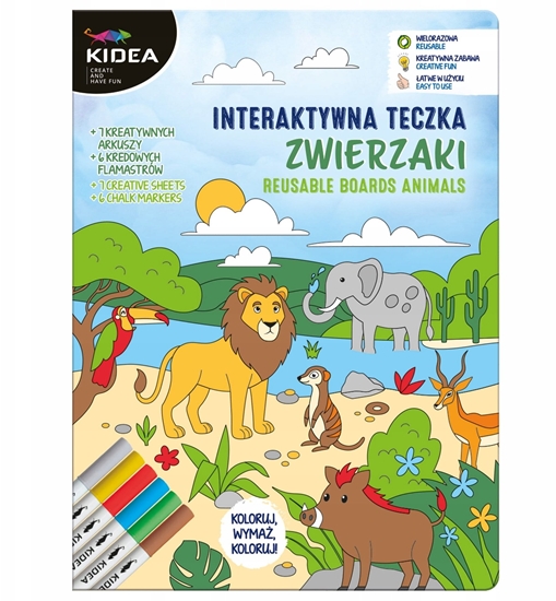 Picture of Derform ZEST KREAT INTERAKT TECZKA ZWIERZAKI KIDEA F