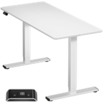 Attēls no DESK MOTORISED/WHITE WDT221E-W ONKRON