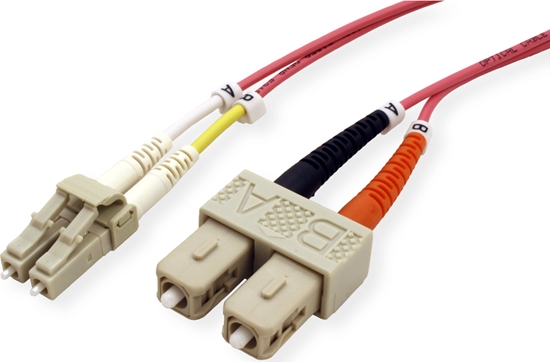 Picture of Divers Quality LWL-Kabel duplex 50/125µm OM4 LC/SC, 7,5 m