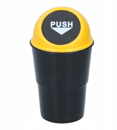 Изображение Dunlop Dunlop - Kosz na mieci do samochodu 400 ml 10x17 cm (óty / Czarny)