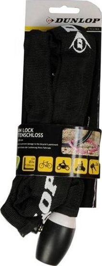 Picture of Dunlop Dunlop - Zapicie rowerowe na zamek acuch 120cm (Czarny)