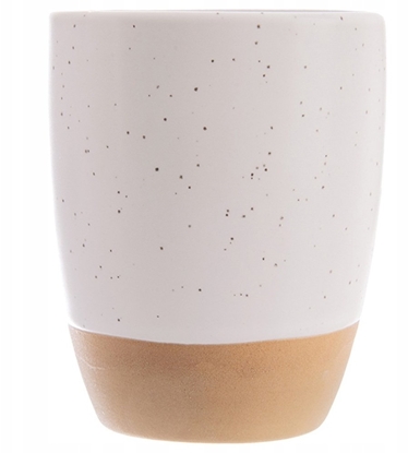 Picture of Duo-Gift Kubek Ceramiczny do Espresso 90ml Biay Nakrapiany Kamionka ORION
