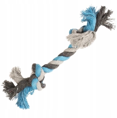 Attēls no Duvo+ DUVO+ Zabawka sznur 2 Wzy Niebiesko-szary 15cm 10019