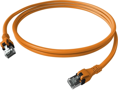 Attēls no Easylan DualBoot® PushPull Patch Cable Cat.6A (Class EA), S/FTP, RJ45 / RJ45, orange, 3 m