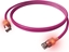 Attēls no Easylan S/FTP DualBoot LED Patch Cable Cat.6A, RJ45 / RJ45, LSOH, violet, 0.5 m