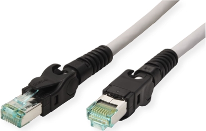 Attēls no Easylan VarioBoot Patch cable Cat.6A, S/FTP, grey, 1 m