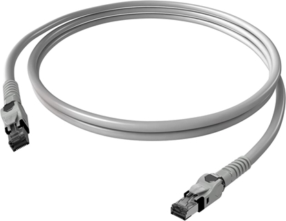 Attēls no Easylan VarioBoot Patch cable Cat.6A, S/FTP, grey, 10 m