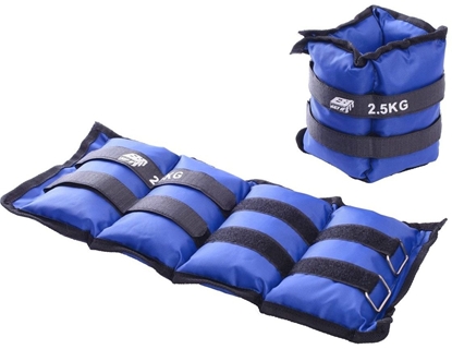 Attēls no Eb Fit Obcienie na przeguby niebieskie 5kg (2x2.5kg)