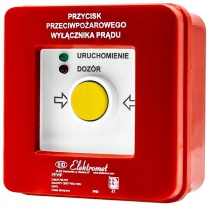 Picture of Elektromet Przycisk ppo wycznika prdu n/t 4 tory prdowe 12A, NC-NO NC-NO, diody czerwona/zielona PPWP-4s A