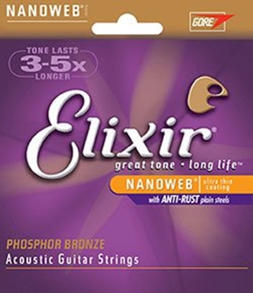 Picture of Elixir Strings Gitara struna instrumentu muzycznego Akustyczny 6 szt. 16002