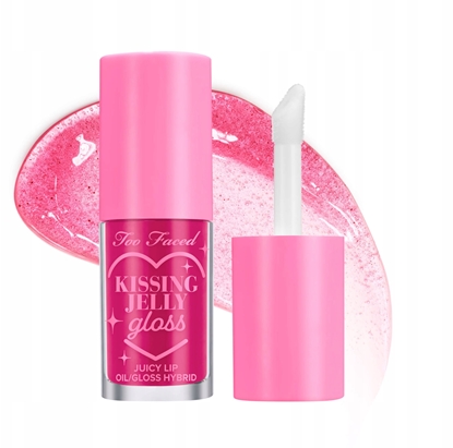 Attēls no Estee Lauder Too Faced Kissing Jelly Lip Oil Gloss olejek do ust 07 Raspberry 4,5ml