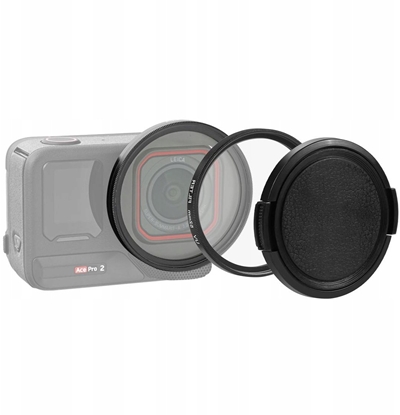 Attēls no Filtr Puluz Zestaw 3w1 Filtr Uv Adapter Na Filtry 52mm Dekielek Do Insta360 Ace Pro 2 / Pu770b