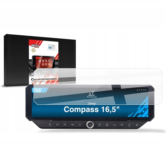Изображение GrizzGlass Folia ceramiczna CarDisplay Protection do Jeep Compass 16,5" (2025-2026)