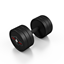 Picture of Gumijota hantele 1 gab. 25 kg black - Marbo Sport