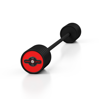 Picture of Gumijots svara stienis ar fiksētu svaru 1 gab. 50 kg - Marbo Sport