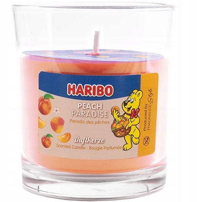 Attēls no Haribo wieca zapachowa Peach Paradise 135g