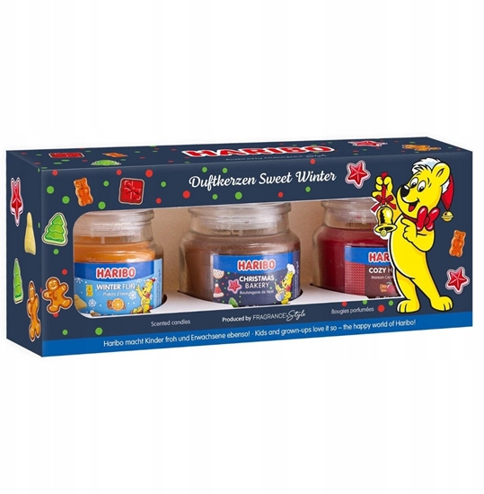 Picture of Haribo wieca zapachowa Sweet Winter zestaw 3 szt.