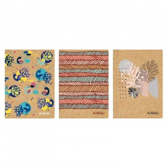 Picture of Herlitz NB A6/80 w kratk papier kraft Cover M.s